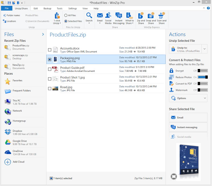 解压缩软件 WinZip 26.0 windows/macOS  多语言版下载