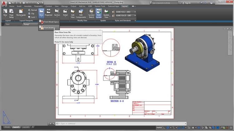机械工程制图软件 Autodesk AutoCAD Mechanical 2022.0.1 x64
