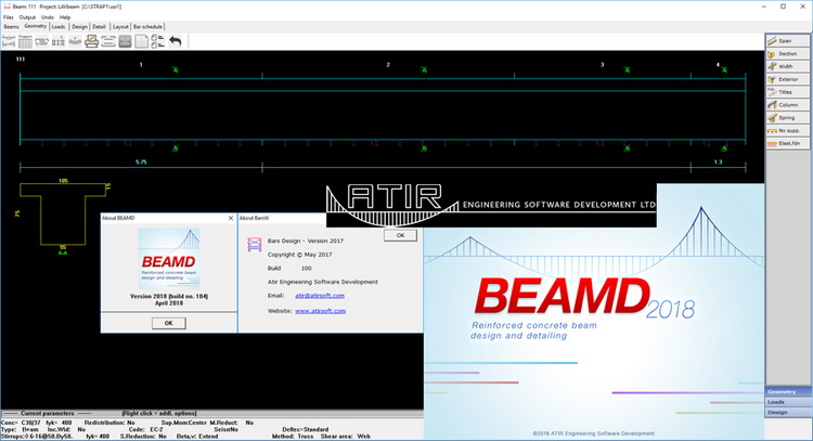 结构分析程序  ATIR STRAP 2021 with BEAMD x64