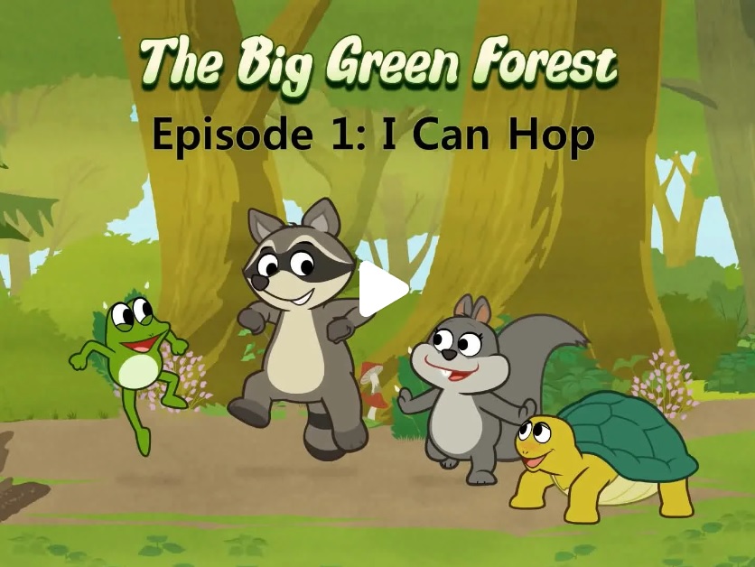【The Big Green Forest】24集英文动画+音频+绘本PDF 百度云网盘下载 - 童话之家-以爱之心做事,感恩之心做人!